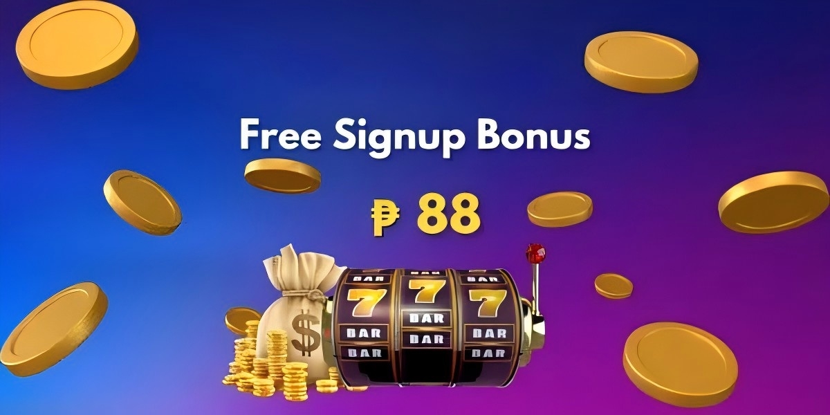 Promotional banner with golden coins and a welcome bonus headline for new members