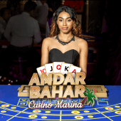 Casino Marina Andar Bahar game icon with a marina backdrop