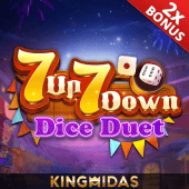 Dice Duet game icon with two paired dice