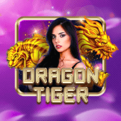 Dragon Tiger game icon with a dragon and tiger face-off