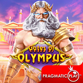 Gates of Olympus hot chart icon with Zeus and a temple gate