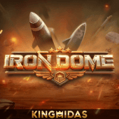 Iron Dome game icon with a shielded dome grid