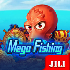 Mega Fishing game icon with a giant squid boss