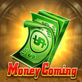 Money Coming slot icon with raining peso bills