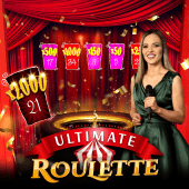 Ultimate Roulette game icon with a golden wheel